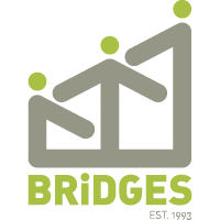 Logo for Bridges Baltimore, a local nonprofit that helps Baltimore City schoolchildren.